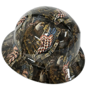 Full brim hard hat hydro-dipped American Eagle These Colors Don'T Run - Image 3