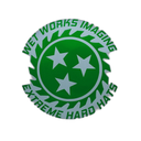 Full brim hard hat hydro-dipped , Lime Color Joker Deck Stacked - Image 7