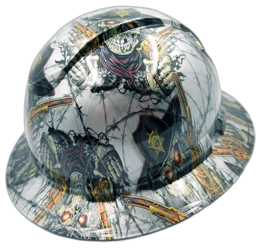 Full brim hard hat hydro-dipped , Dirty Dirty Harry - Image 3