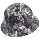 Fantasy Art Tattoo Custom Hydro Dipped Full Brim Hard Hat - Right Side View