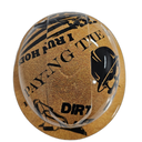 Full brim hard hat hydro-dipped in Dirt Life Dirt Paying The Bills - Image 4