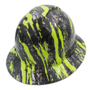 Urban Camo Custom Hydro Dipped Full Brim Hard Hat - Back View