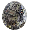 Full brim hard hat hydro-dipped in Blue Collar Dirty Hands Clean Money - Image 7