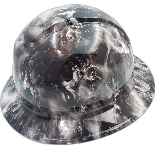 Hard hat hydro-dipped , full brim,hell Have no Mercy Hades - Image 3