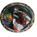 Mexican Roots Raza Unida USA Pride Custom Hydro Dipped Full Brim Hard Hat - Back View