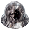 Hades Dark Art Custom Hydro Dipped Full Brim Hard Hat - Front View