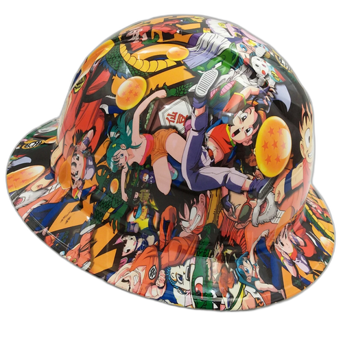 Full brim hard hat hydro-dipped , Dragon Ball z Pyramex - Image 3