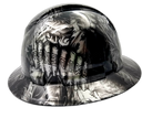 Heavy Metal Mascot Rock Custom Hydro Dipped Full Brim Hard Hat - Right Side View