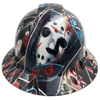 Horror Movie Poster Bomb Custom Hydro Dipped Full Brim Hard Hat - Front View