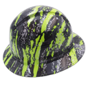 Urban Camo Custom Hydro Dipped Full Brim Hard Hat - Left Side View
