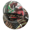 Mexican Roots/American Pride Custom Hydro Dipped Full Brim Hard Hat - Front View