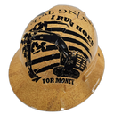 Full brim hard hat hydro-dipped in Dirt Life Dirt Paying The Bills - Image 2