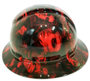 Full brim hard hat hydro-dipped, Candy Radioactive Red Bandito Girls - Image 4