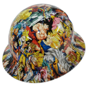 Customized pyramex full brim Dragon Ball Adult hydro dipped hard hat - Image 3