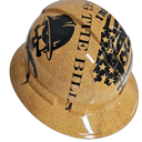 Full brim hard hat hydro-dipped in Dirt Life Dirt Paying The Bills - Image 6