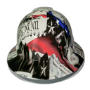 Liberty Eagle In Your Face Custom Hydro Dipped Full Brim Hard Hat - Right Side View