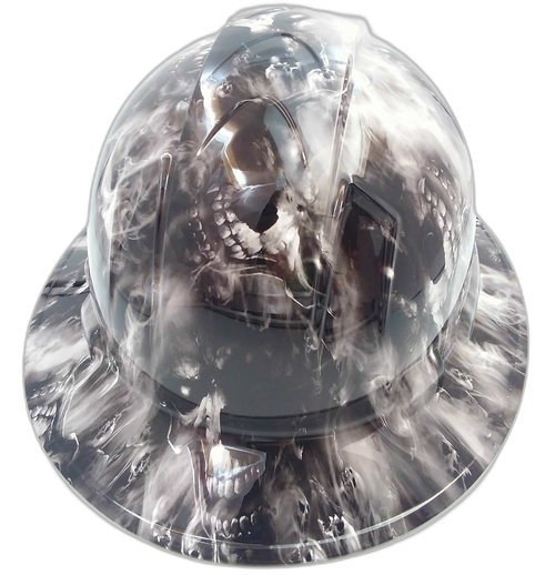 Hard hat hydro-dipped , full brim,hell Have no Mercy Hades - Image 4