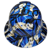 Honduras Flag Custom Hydro Dipped Full Brim Hard Hat - Front View