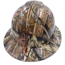 Break up Infinity Camo Custom Hydro Dipped Full Brim Hard Hat - Back View