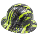 Urban Camo Custom Hydro Dipped Full Brim Hard Hat - Right Side View