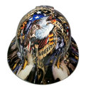 Full brim hard hat hydro-dipped Freedom Isn'T Free Usa America - Image 4