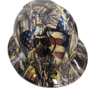 Full brim hard hat hydro-dipped in American Soldier Usa Exclusive Here - Image 3