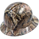Break up Infinity Camo Custom Hydro Dipped Full Brim Hard Hat - Right Side View