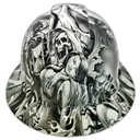 Full brim hard hat hydro-dipped Lust After Death , Grim Reaper - Image 1