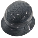 Diamond Plate Custom Hydro Dipped Full Brim Hard Hat - Front View