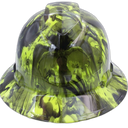 Demon Hunter Custom Hydro Dipped Full Brim Hard Hat - Front View
