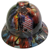 Donald Conceal Custom Hydro Dipped Full Brim Hard Hat - Front View