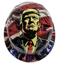 Ultra 2024 Pop Art Custom Hydro Dipped Full Brim Hard Hat - Front View