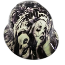 American Ganster Liberty Exclusive Custom Hydro Dipped Full Brim Hard Hat - Front View