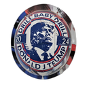 Drill Baby Drill 2024 Custom Hydro Dipped Full Brim Hard Hat - Front View