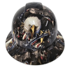 Us Navy We The People Don't Tread On Me Custom Hydro Dipped Full Brim Hard Hat - Front View