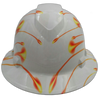 Horizons Landscape Art Custom Hydro Dipped Full Brim Hard Hat - Front View