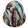 Guadalupe Nuestra Señora Guadalupe Custom Hydro Dipped Full Brim Hard Hat - Front View