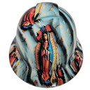 Guadalupe Nuestra Señora Guadalupe Custom Hydro Dipped Full Brim Hard Hat - Front View