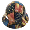 American Patchwork American Threads Custom Hydro Dipped Full Brim Hard Hat - Front View