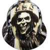 The Witch Doctor Custom Hydro Dipped Full Brim Hard Hat - Front View