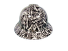 Screaming Skull Custom Hydro Dipped Full Brim Hard Hat - Front View