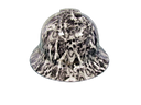 Screaming Skull Custom Hydro Dipped Full Brim Hard Hat - Front View
