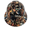 Country Boy Camo Deep Woods Custom Hydro Dipped Full Brim Hard Hat - Front View