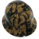 Wasp Hive Camo Intense 3D Custom Hydro Dipped Full Brim Hard Hat - Front View