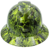 Skulls N Roses Custom Hydro Dipped Full Brim Hard Hat - Front View