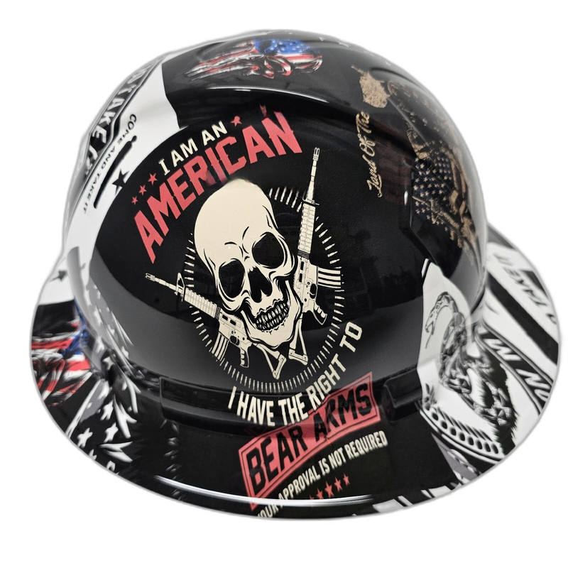 Come and Take It 2A Patriot hard hat left side view