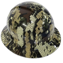 Desolve Wing Camo Desert Custom Hydro Dipped Full Brim Hard Hat - Left Side View