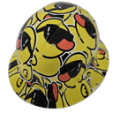 Rubber Duck Ducky Custom Hydro Dipped Full Brim Hard Hat - Left Side View