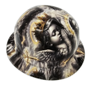 Jesus With Cherubs Live In The Light custom hydro dipped hard hat - left side