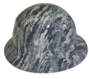 Military Camo We The People Custom Hydro Dipped Full Brim Hard Hat - Left Side View